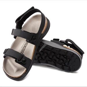 Birkenstock Kalahari Birko-Flor Futura Black Sandals